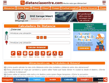 Tablet Screenshot of distanciasentre.com